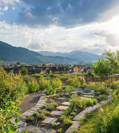 ©Culinarium Alpinum, Blick auf das Bergpanorama in Stans